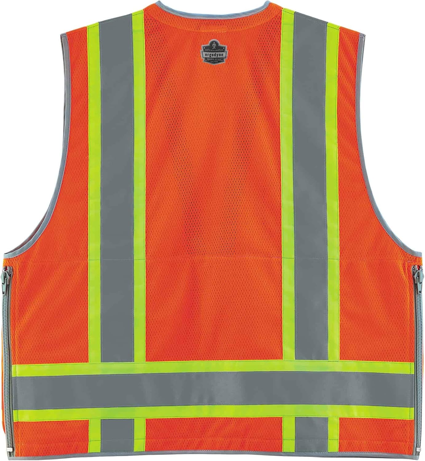 Ergodyne GloWear 8254HDZ Class 2 Heavy-Duty Surveyors Safety Vest ,Orange, Large/X-Large