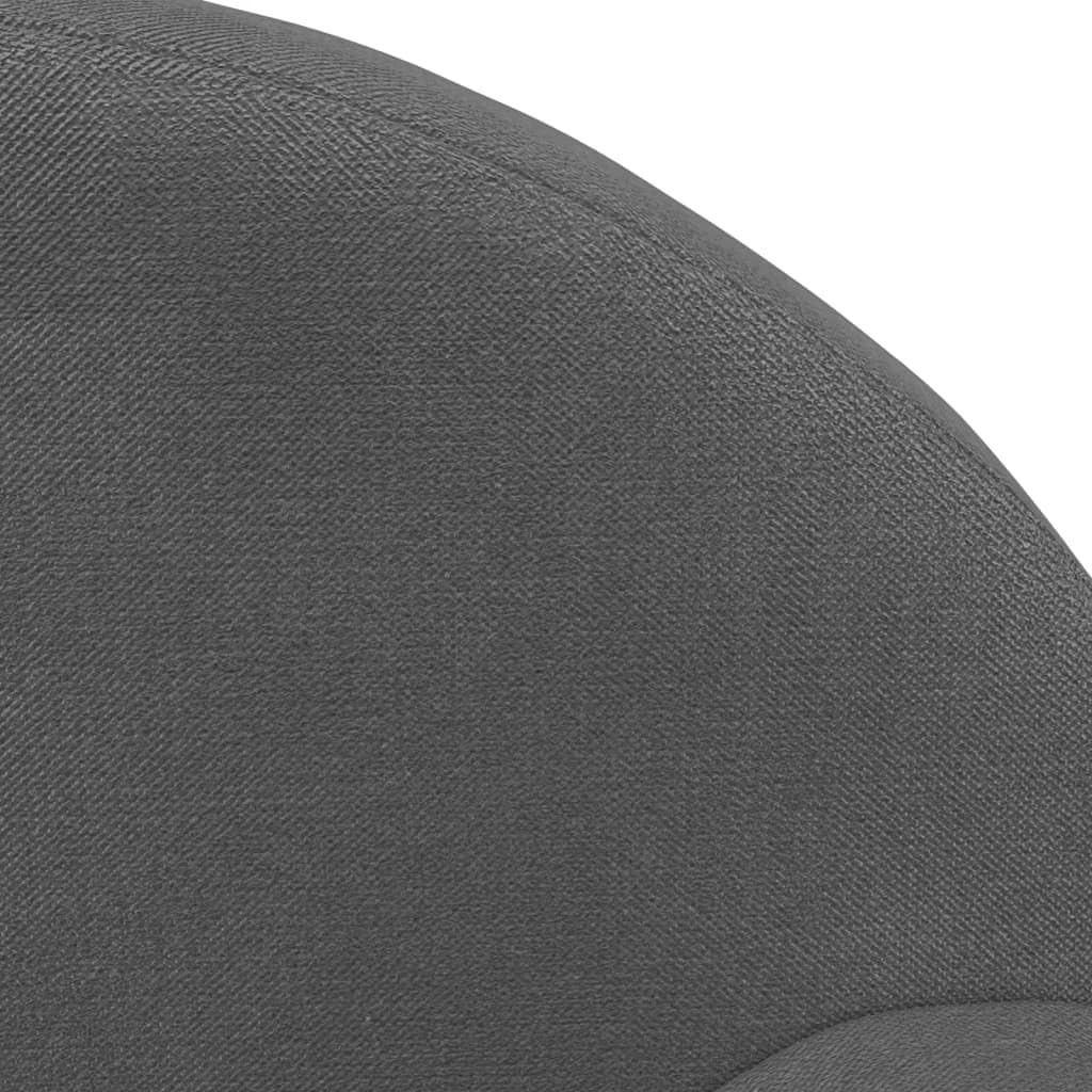vidaXL Canapé pour Enfants 2 Places, Mini-canapé avec Housse Amovible, Canapé pour Tout-Petits, Meuble de Chambre d'enfant, Anthracite Peluche Douce