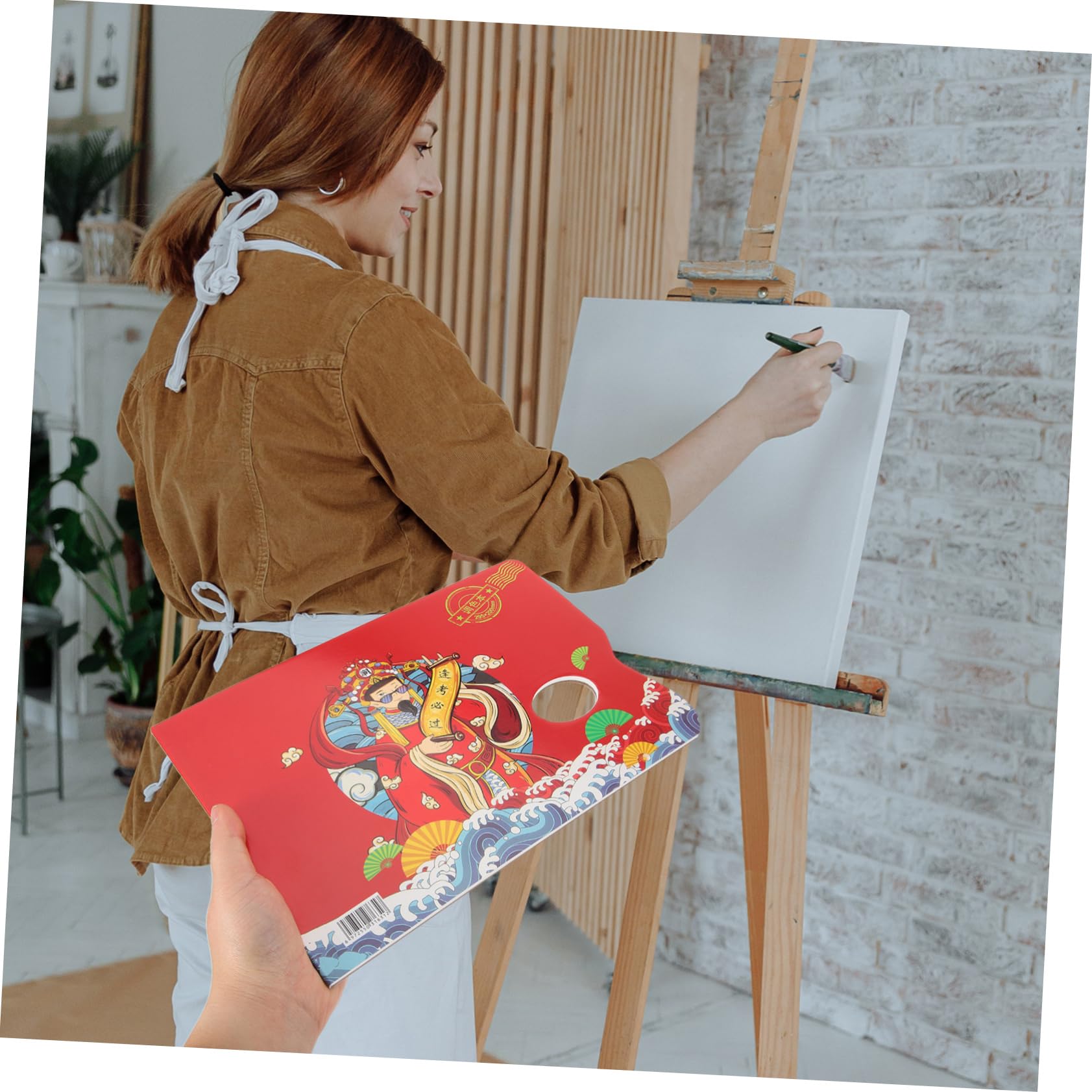 ARTIBETTER farbiges Papier Tablett Farbe nasse Palette für multifunktionale Pigmentschalen Tintenpigmentschalen Aquarell-Malbuch im Taschenformat Malutensilien Aquarellpalette Palettenmalerei
