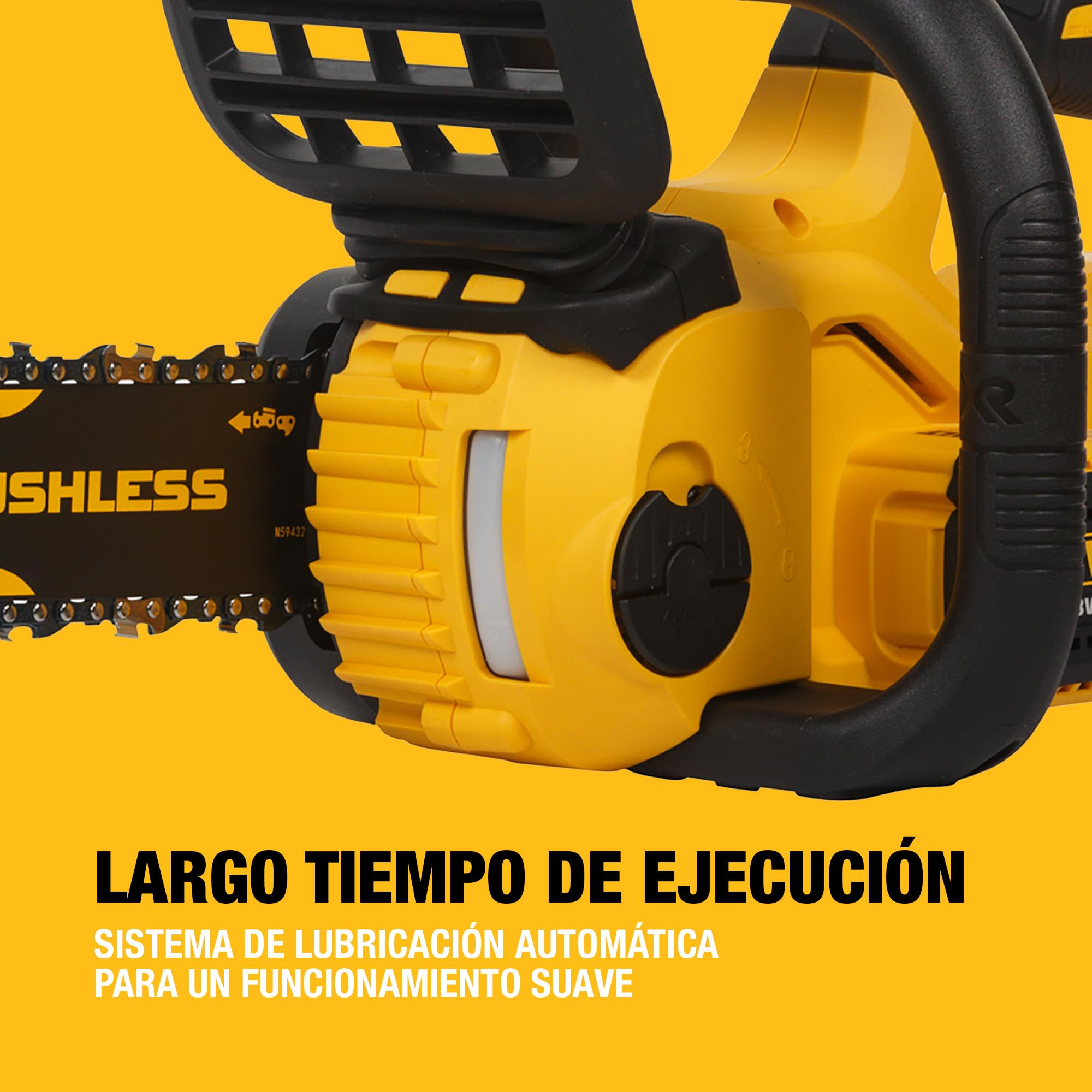 DEWALT Motosierra Compacta Sin Escobillas 18V XR, Espada de 30 cm, Sin batería ni cargador, DCM565N-XJ