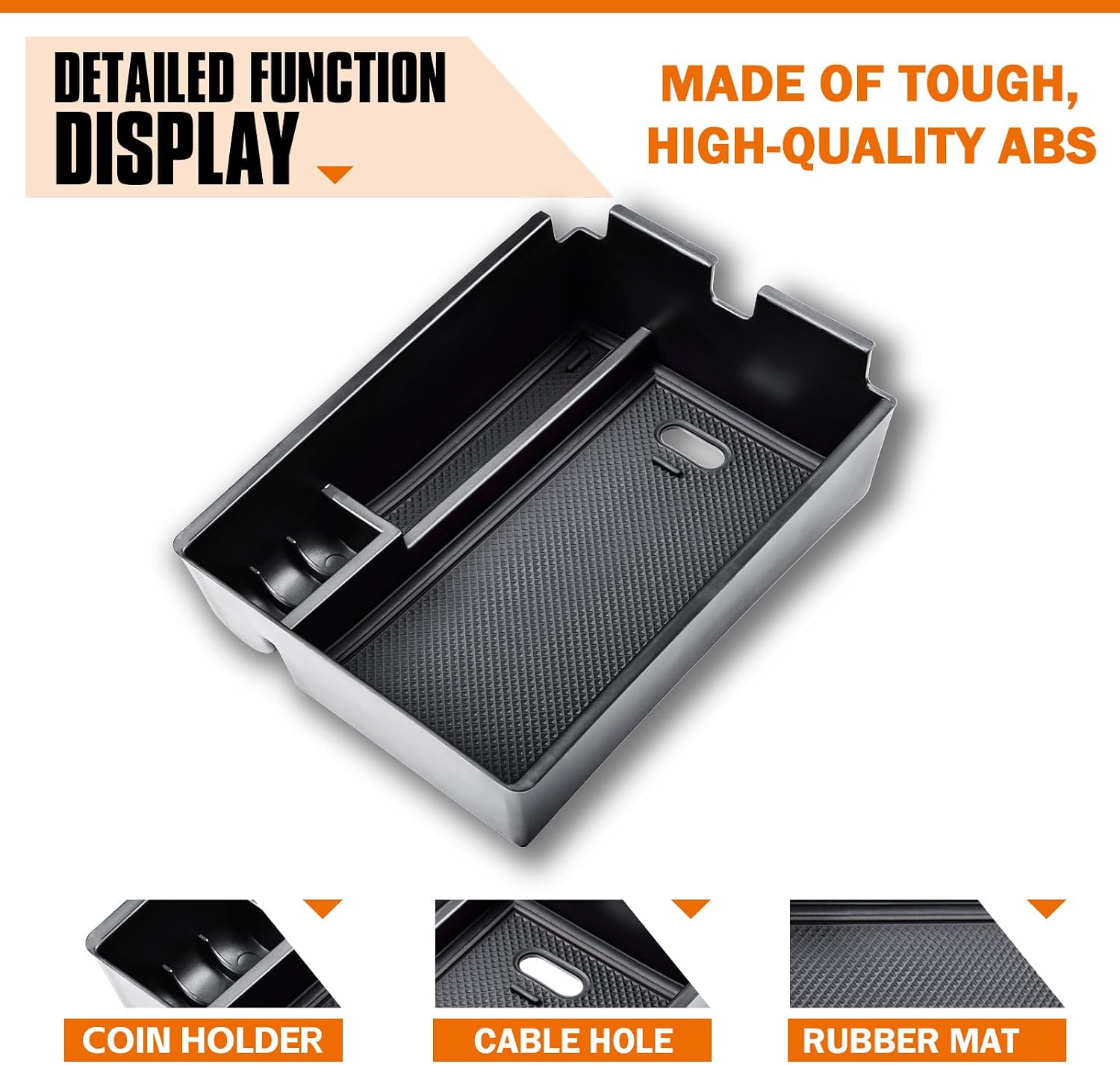Center Console Organizer Fit Kia Sportage 2023 2024 2025 2026 image 5