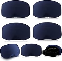 Vista 22 de Civaner 4 Piezas Funda para Gafas de Esquí y Snowboard, Funda para Gafas de Microfibra, Protección Contra Rayones y Polvo para Viajes