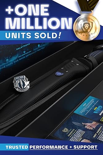 Miniatura 7 de Dalstrong Cuchillo de filete para cortar y tallar  10 pulgadas  Night Shark Series-7CR17MOV  Cuchillo de filete recubierto de titanio de acero de