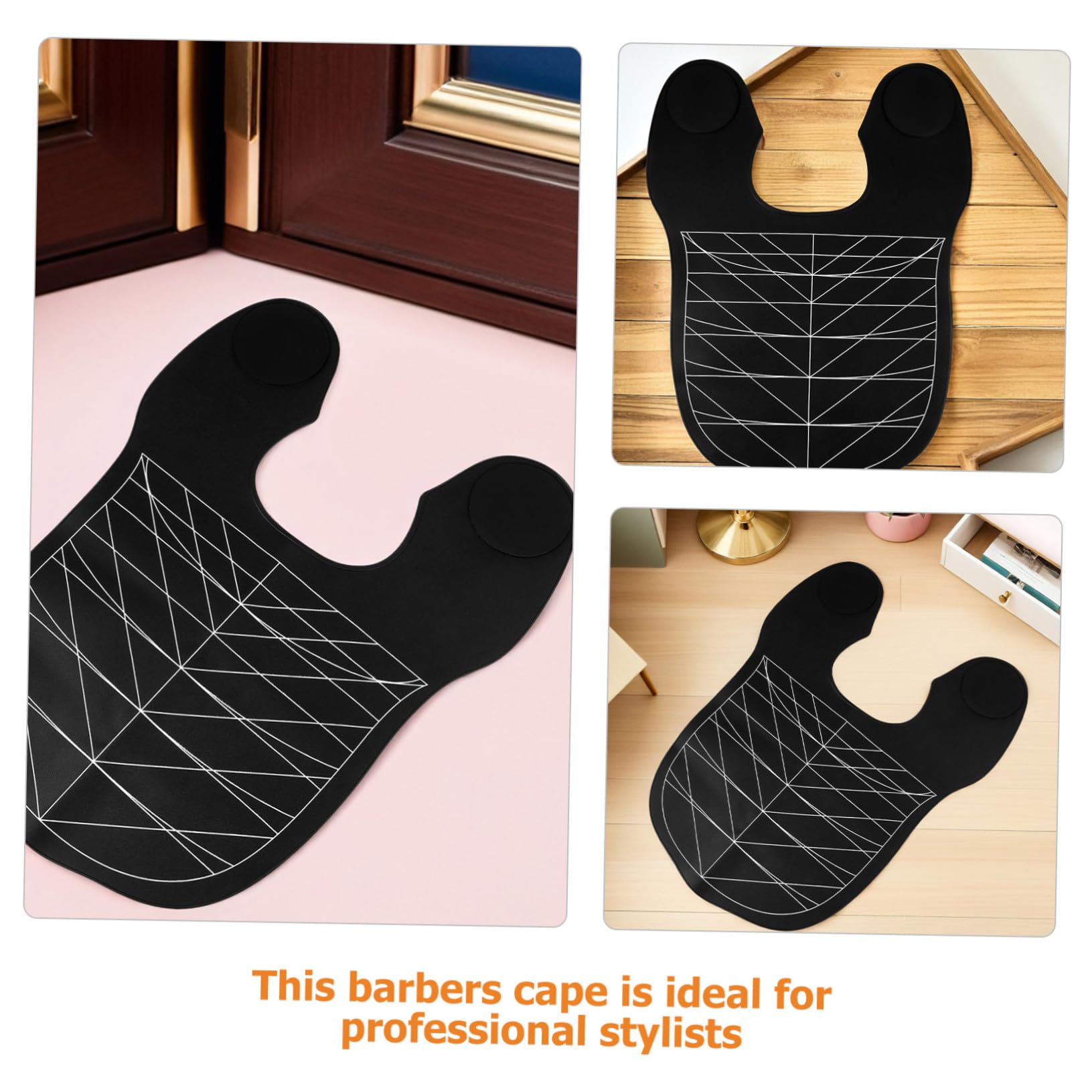 PACKOVE 2 Pièces Fournitures de coupe de cheveux cape en coupe cheveux mourants cape Coiffure coiffure coiffeur Black