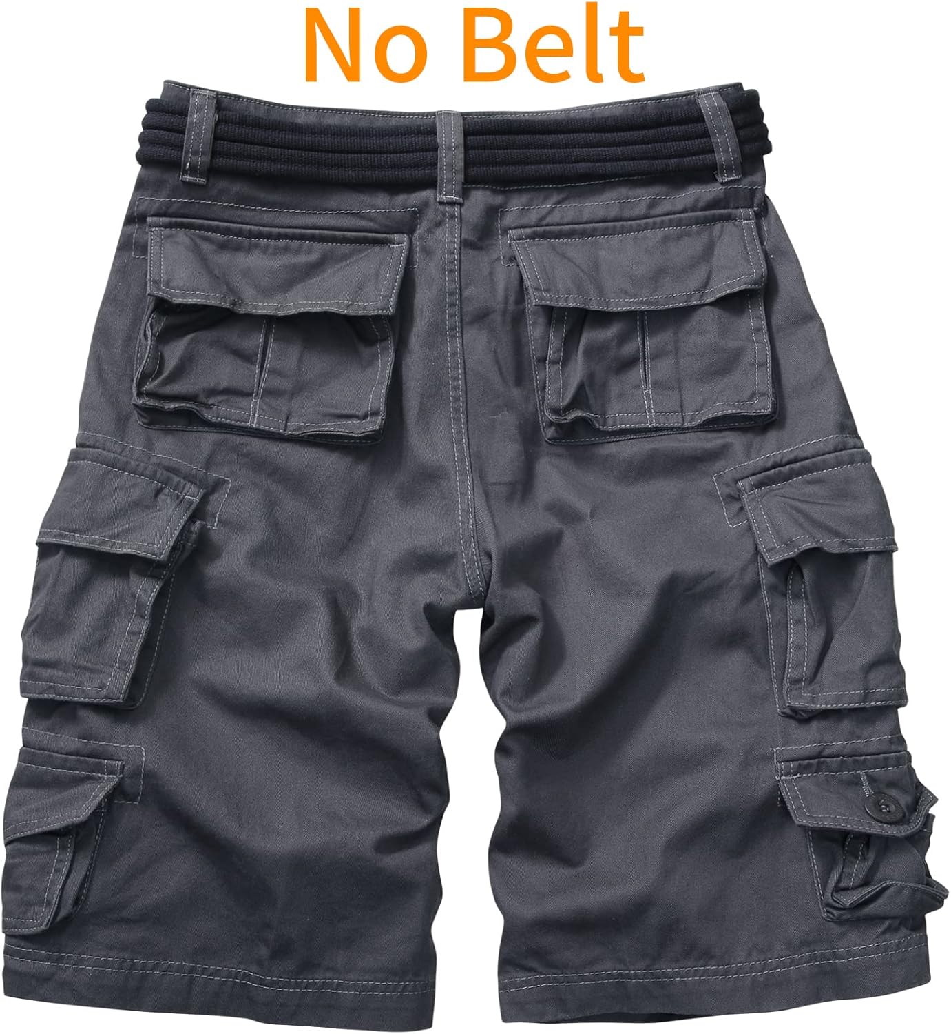 Cargo Short for Men Relaxed Fit Camo Outdoor Hiking Work Cotton Casual Shorts with 9 Pockets No Belt