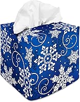 Vista 37 de Tissue Box Cover Square Decorative Tissue Box Holder Cute Funny Cube Tissue Case Cover-Alpaca Tissue Box Cover