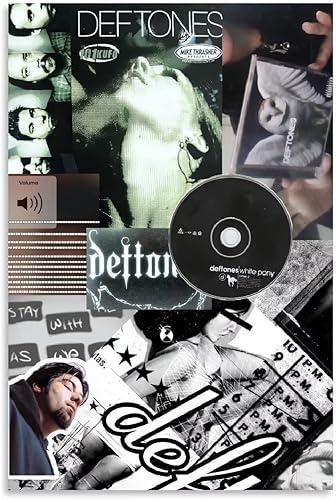 Miniatura 1 de ESPTULA Deftones - Póster vintage de 12 x 18 pulgadas, lienzo sin marco, para habitación, estética, divertida, póster multielemento para amantes de