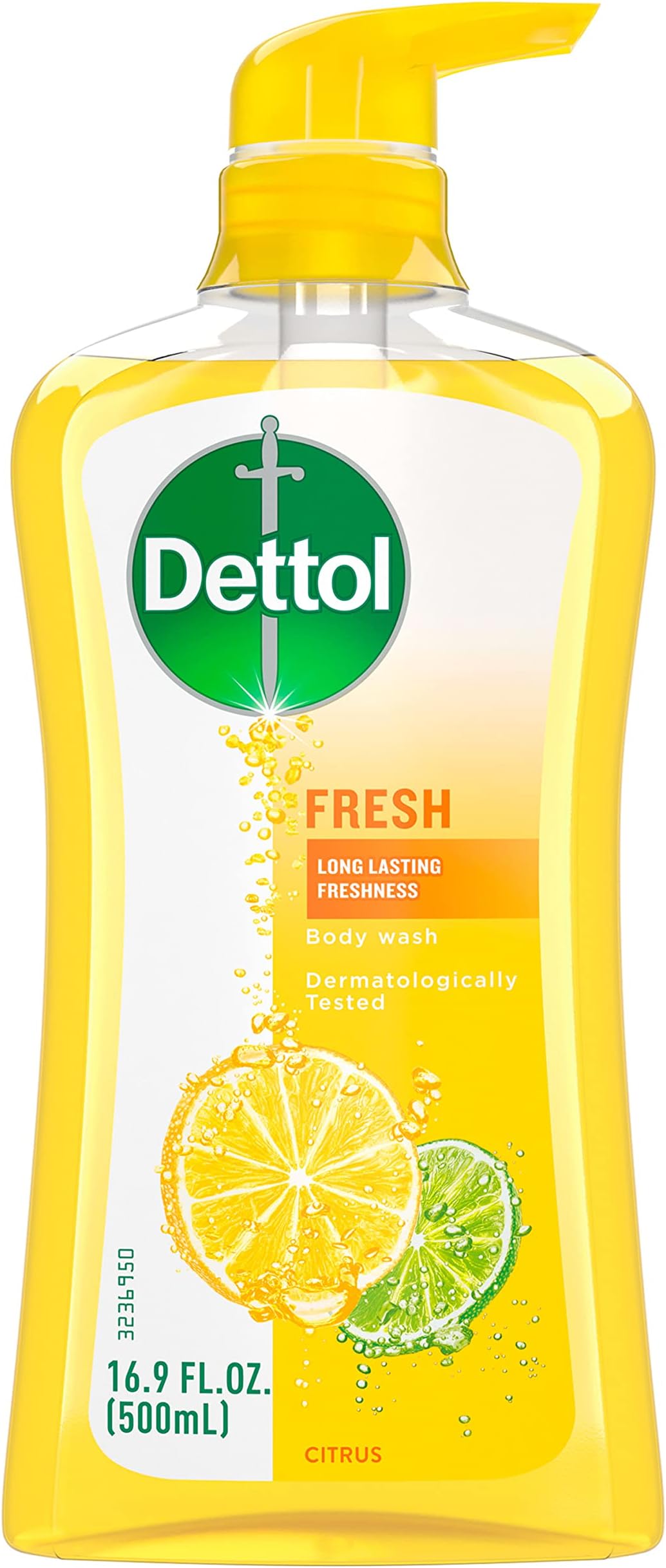Fresh Body Wash and Shower Gel, Fresh Yuzu Citrus Scent Body Wash, 16.90 Fl Oz (Pack of 1)
