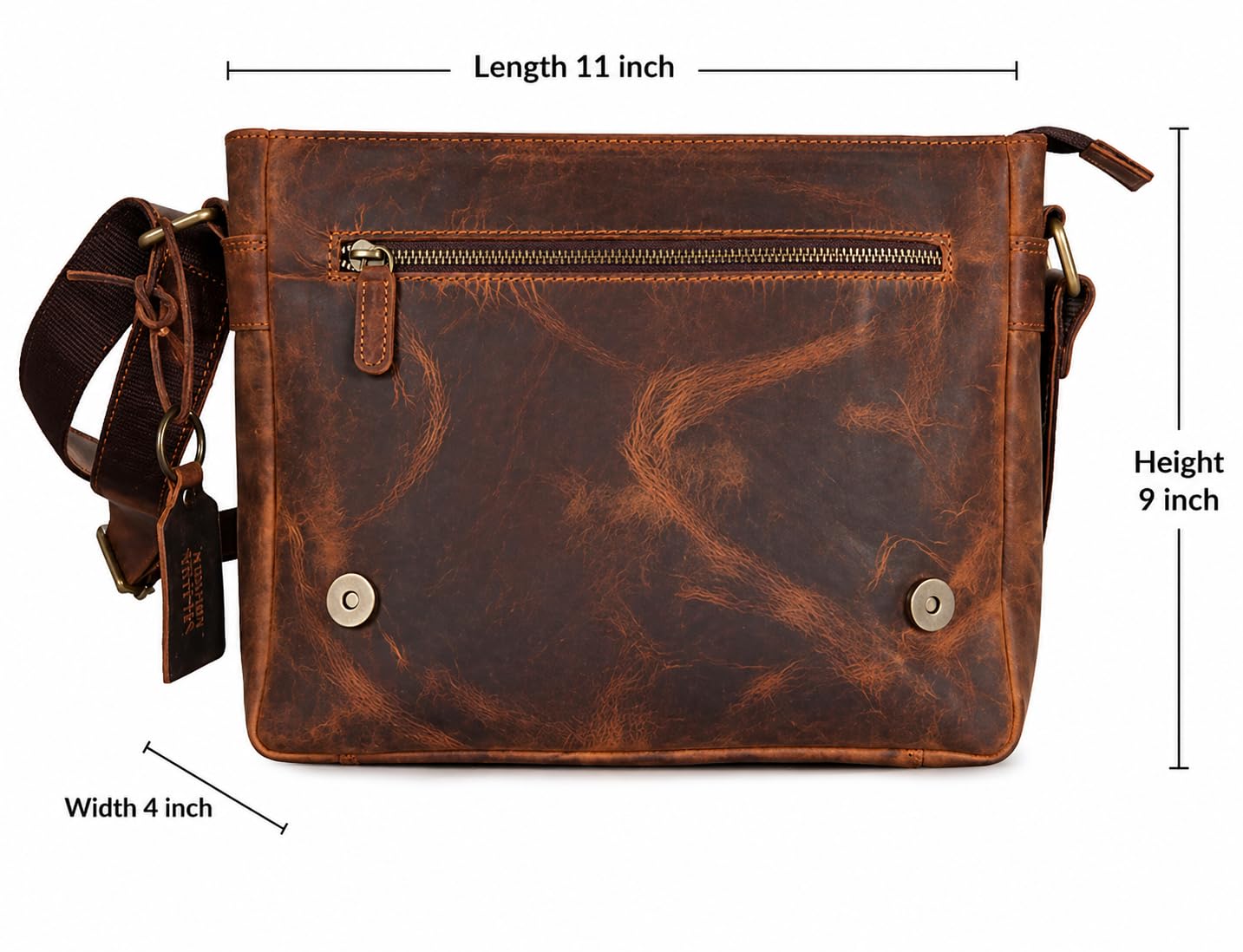 american blue Bolso bandolera de cuero genuino para hombre, bolso de mensajero, bolso de negocios, pequeño bolsillo lateral, bolso cruzado