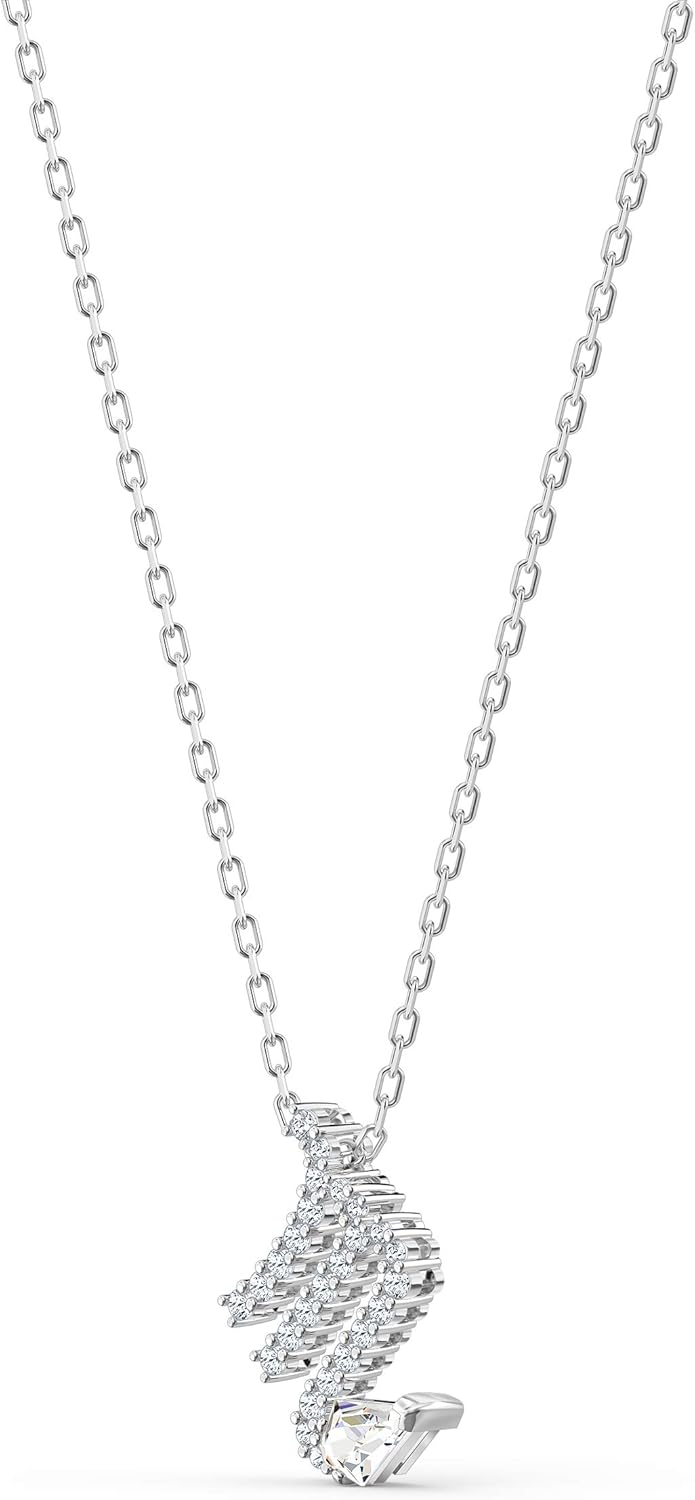 Swarovski All Zodiac Symbols Pendant Necklace Jewelry Collection, Clear Crystals