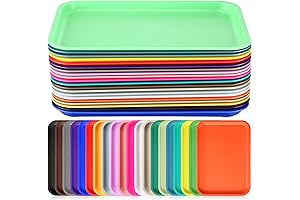 20-Pack Multicolor Lab Tray Assortment