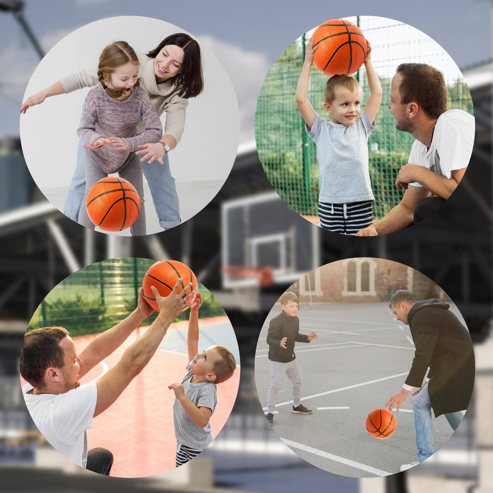 Coriver 6 Petites Ballon de Basket Enfant, 5.5'' Mini Ballon Basket avec Pompe, Ballon de Basket Gonflable de Plage, Mini Panier Basket pour Panier de Coriver 6 Petites Ballon de Basket Enfant, 5.5'' Mini Ballon Basket avec Pompe, Ballon de Basket Gonflable de Plage, Mini Panier Basket pour Panier de