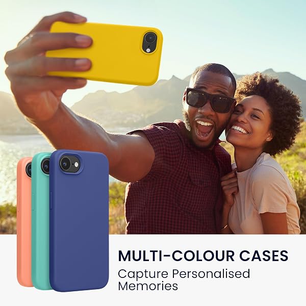 kwmobile Housse Compatible avec Apple iPhone 17e / iPhone 16e Coque - Housse de téléphone Protection Souple en TPU Silicone - Jaune radieux - 3