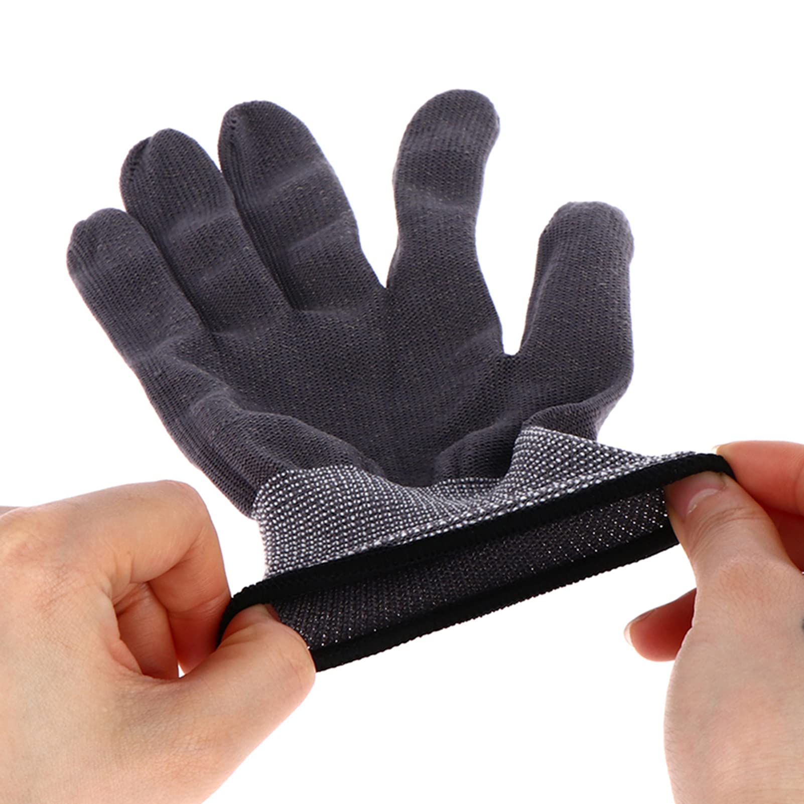 Guantes de electrodos, 1 par de Guantes de Terapia de Masaje con electrodos Conductores para máquina TENS, Cables Conductores de electroterapia para masajeador de Manos, para Artritis, Dedo en gatil