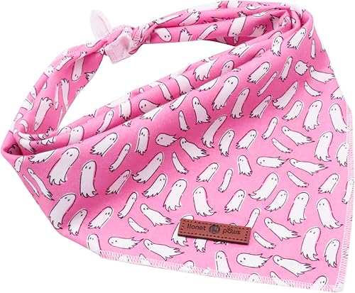 Miniatura 3 de Lionet Paws Bandana de Halloween para perros pequeños, medianos y grandes, pañuelo para perros y gatos, bufanda triangular para niña o niño