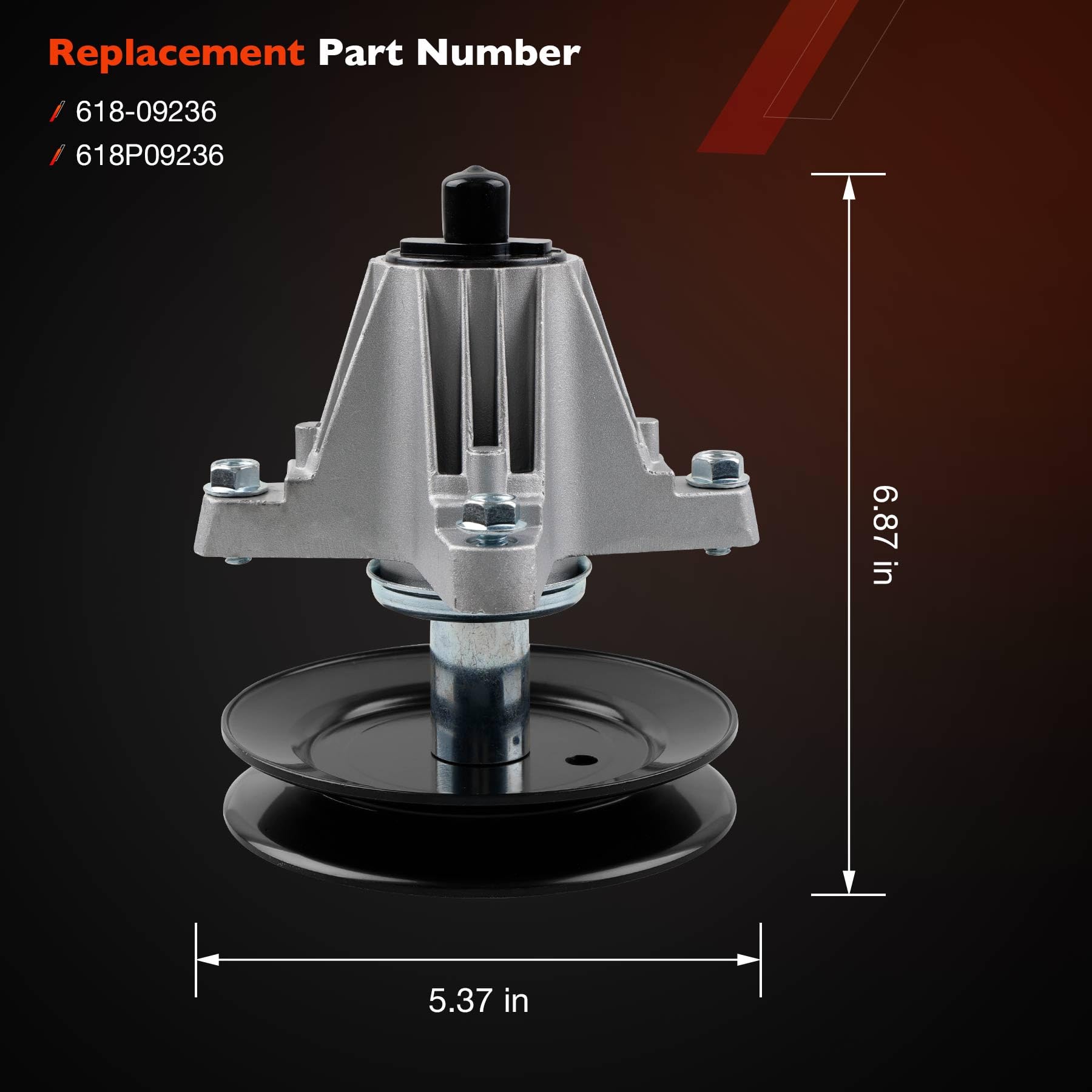 Amazon.com : 618P09236 Mower Deck Spindle Compatible with Cub