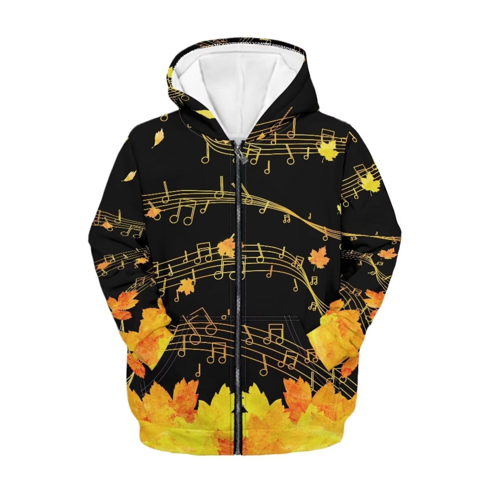 Zipper Hoodie for Kids Full Zip Up Sweatshirt Active Coat Hooded Pullover with Pockets Size 6-16 Boys Girls