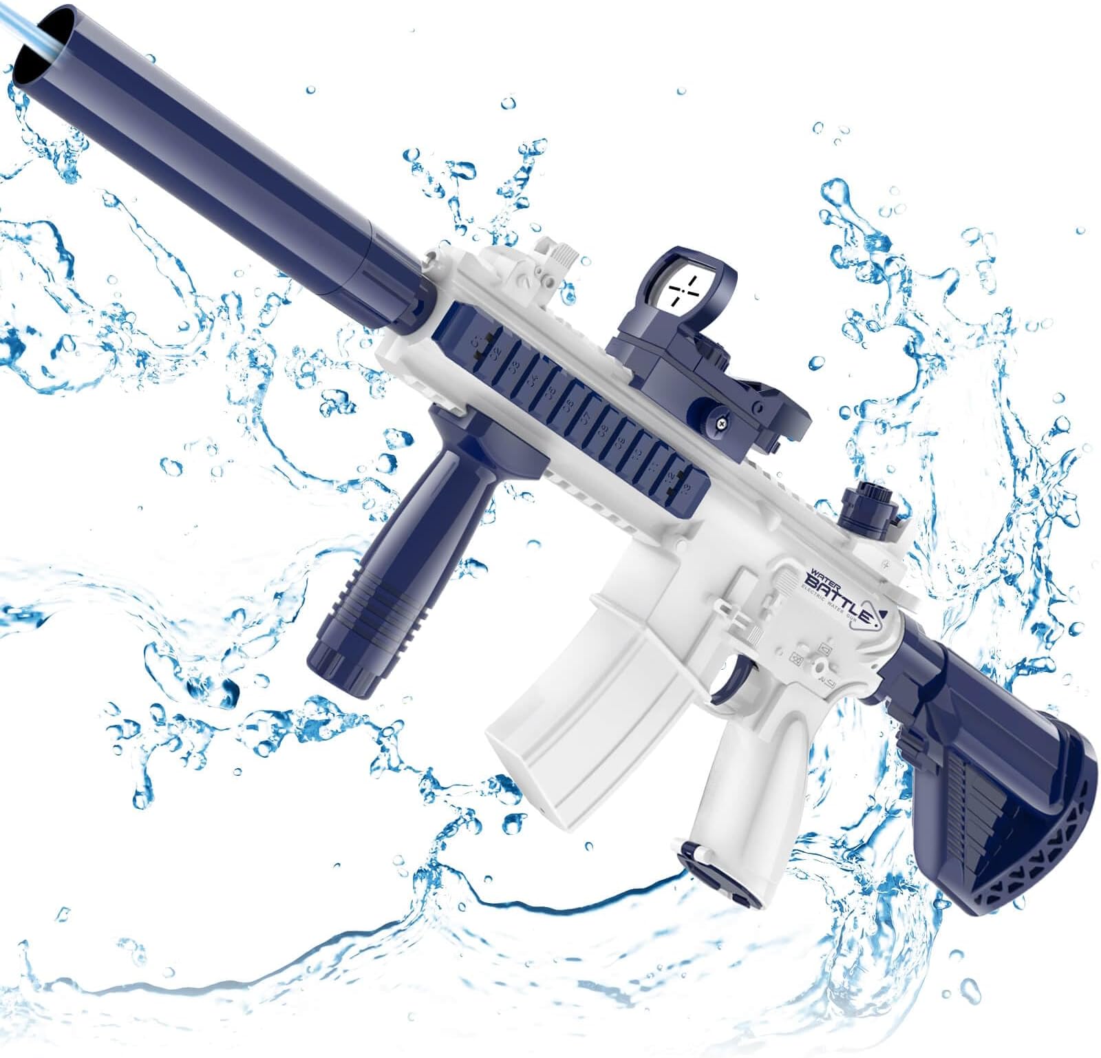 JONEG Electric Water Blaster for Kids Adults - Automatic, Extended-Range, Universal Inlet, Summer Outdoor Beach Swimming Pool Party Toys, Gift for Kids Age 8 9 10 11 12 Years Old Boys