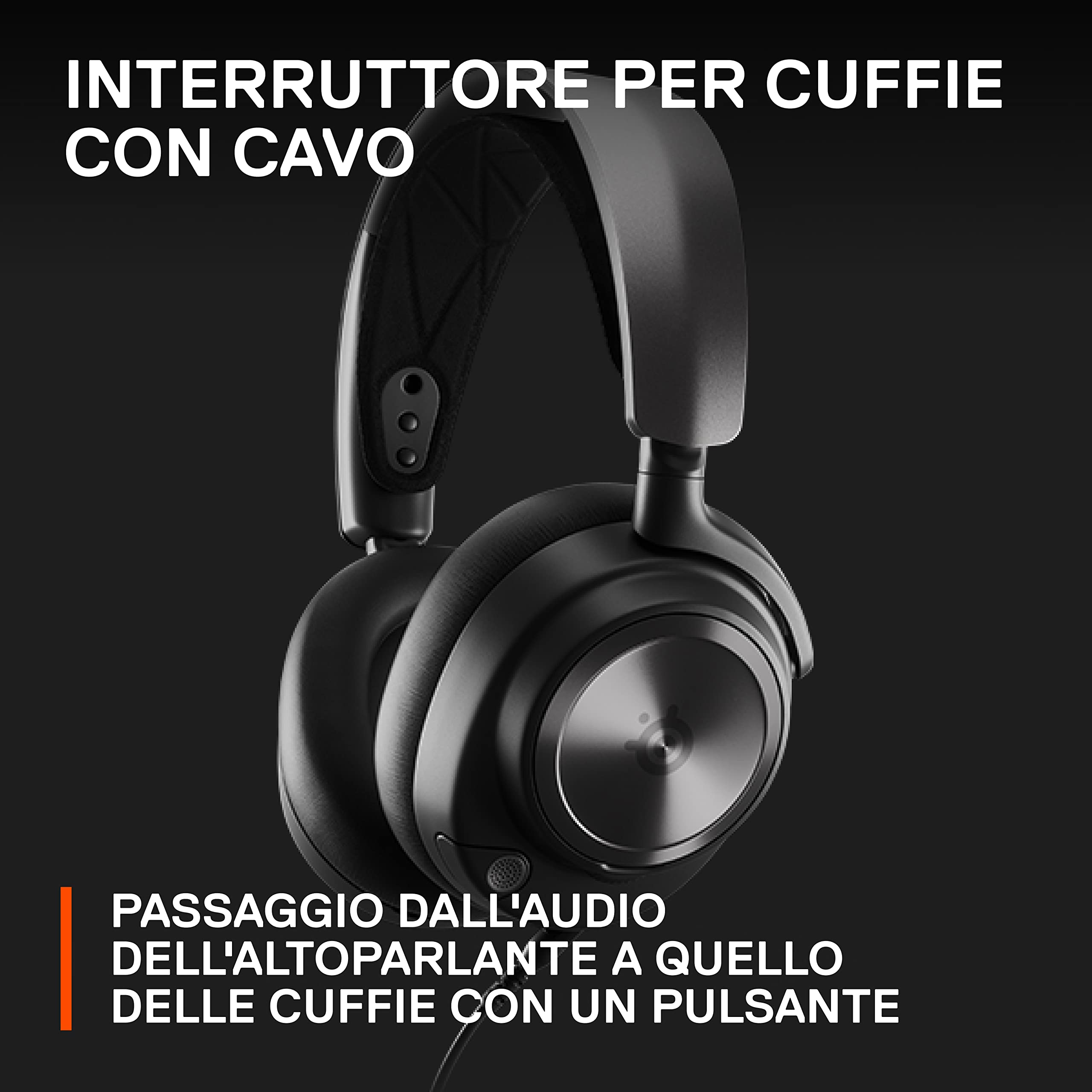 SteelSeries Arena 3 - Altoparlanti da gioco full-range 2.0 - Audio coinvolgente - Comandi sull’altoparlante - Driver da 4" - Con cavo e Bluetooth - Aux da 3,5 mm - PC, Mac, Mobile