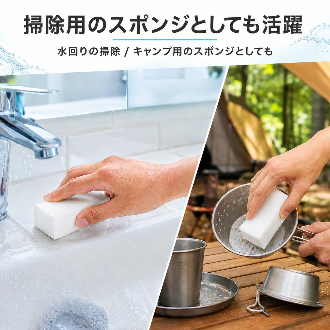 Amazon | 【じゃぱん商会】圧縮ボディスポンジ (50枚) 使い捨て ボディ