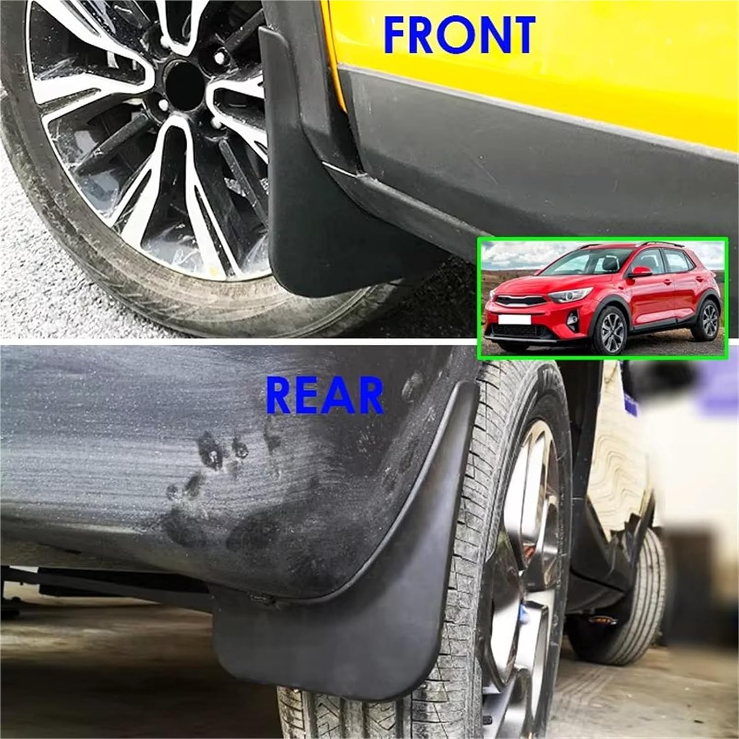 mudflaps Mudguards Mud Flap Flaps Splash Guards Fender Front Rear for Kia for Stonic 2017-2025
