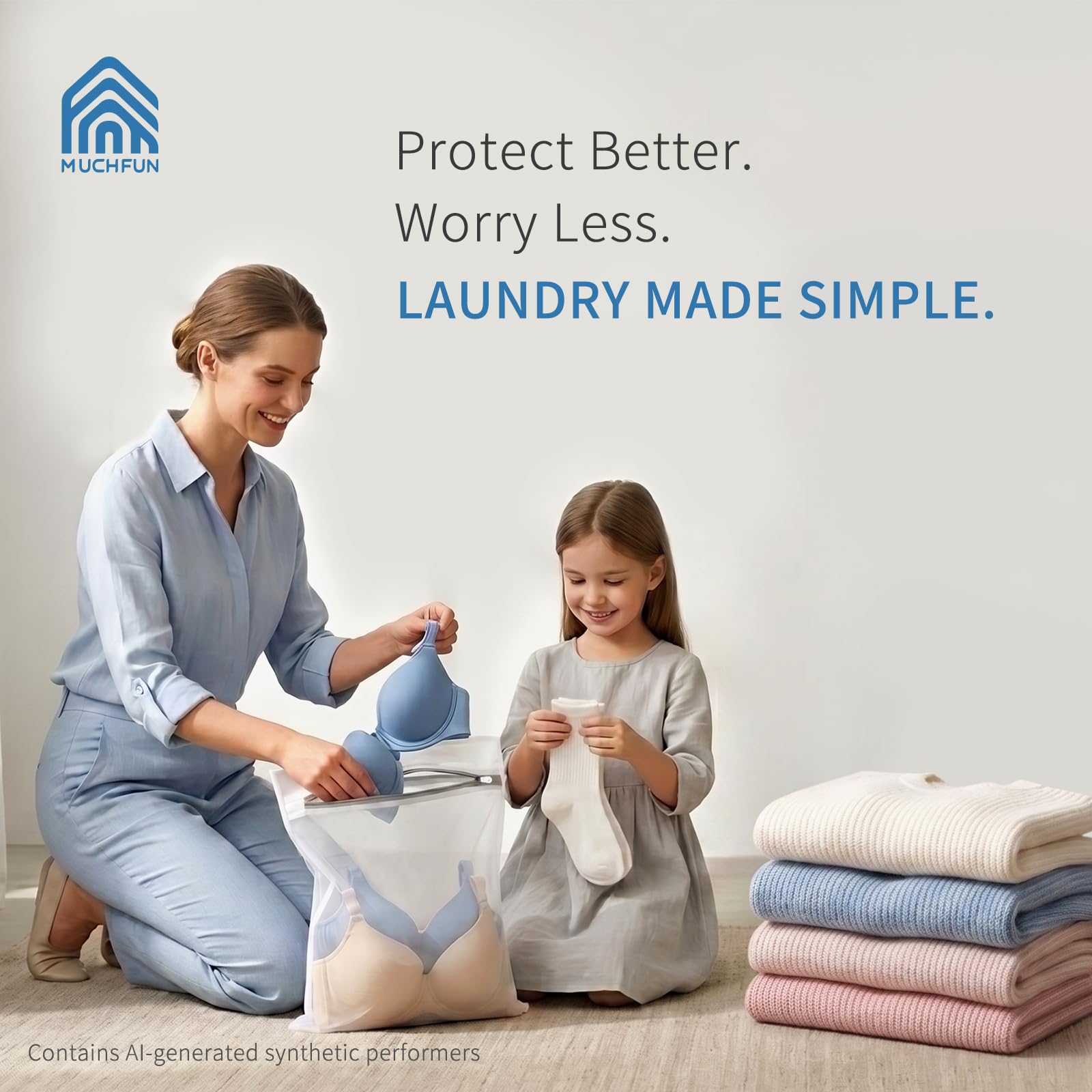 Muchfun Laundry Bags - Protect Delicates -7