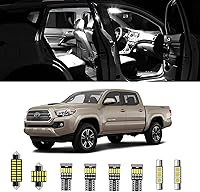 Vista 1 de 10pcs Tacoma Interior LED Lights Kit Super Bright LED Map Dome Light Bulbs for Toyota Tacoma 2005 2006 2007 2008 2009 2010 2011 2012 2013 2014 2015