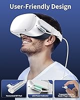 Vista 4 de ZYBER Cable de enlace de 16 pies para accesorios Meta Quest 2 Quest Pro Pico 4, cable de enlace de PC para auriculares VR Oculus Quest 2/1