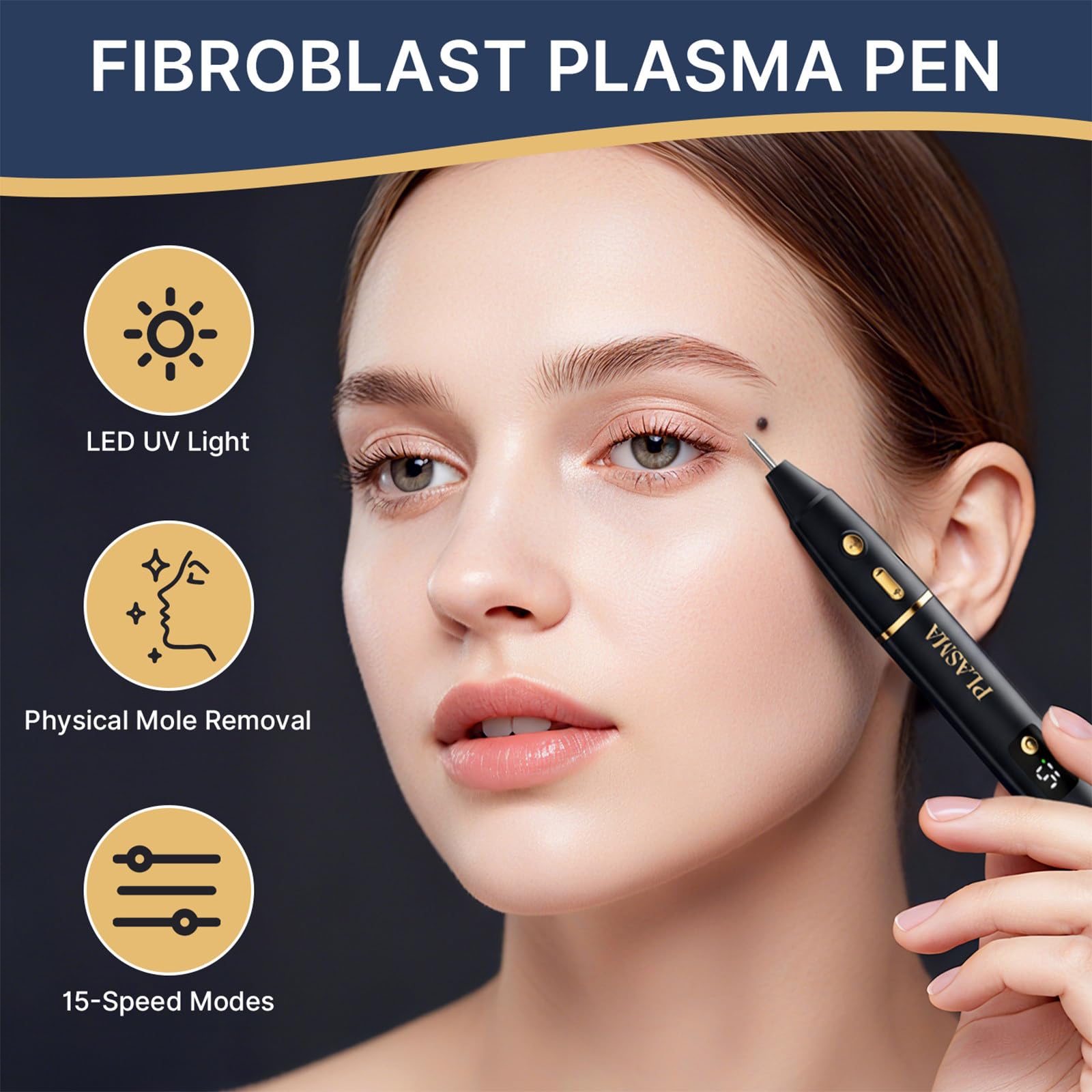Pikosekunden Narben Tattoo Entfernungsstift 15 Hautanhängsel Entfernen entfernungsstift Plasma-Pen zur Entfernung von Sommersprossen, Muttermalen und Warzen