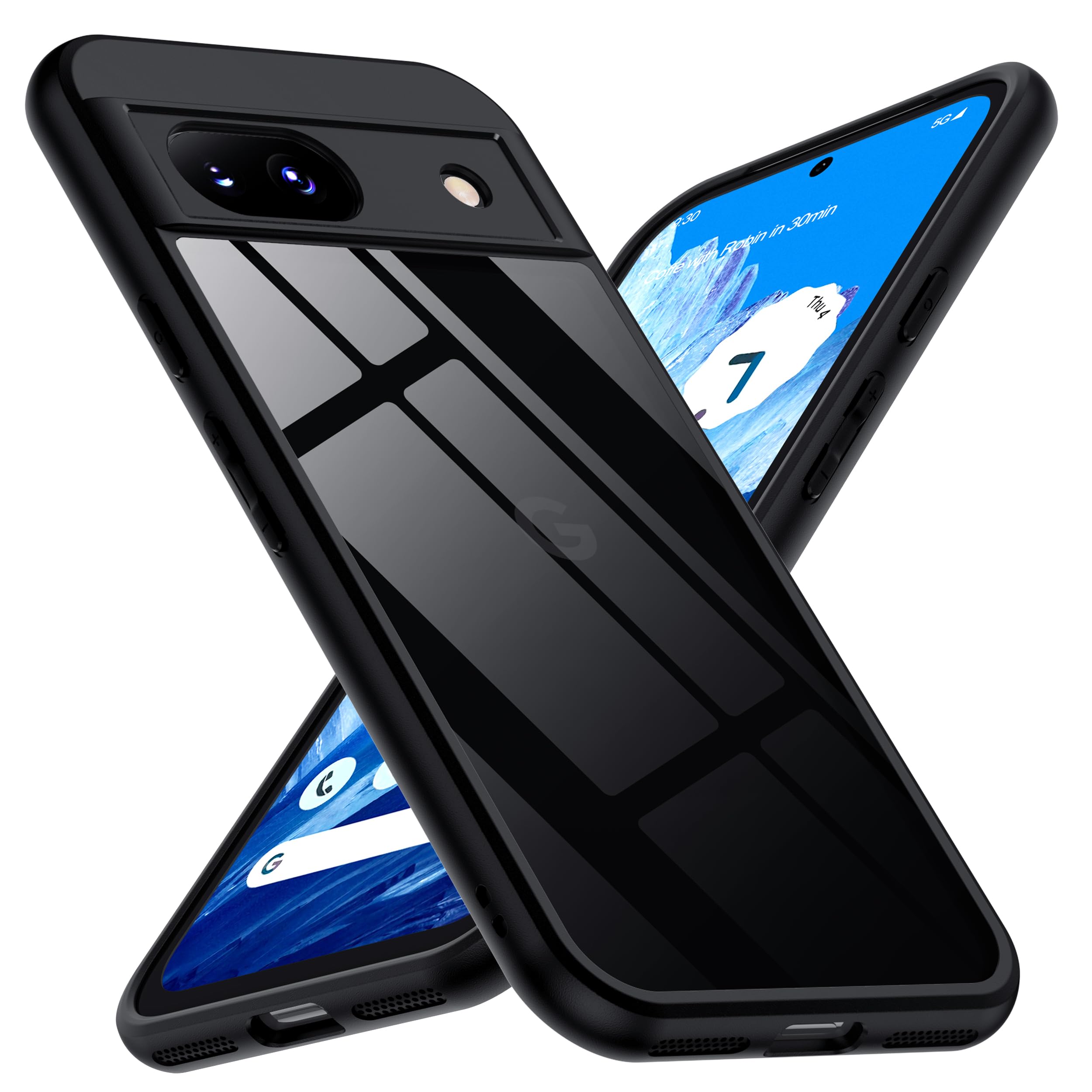 Amazon.co.jp: Google Pixel 8A ケース ブラック 耐衝撃 米軍MIL規格