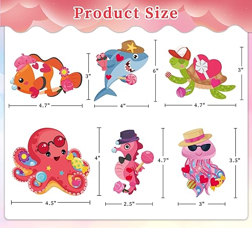 Miniatura 7 de SICOHOME Kits de manualidades para el día de San Valentín para niños 24 paquetes de adornos de manualidades de San Valentín haz tu propia artesanía