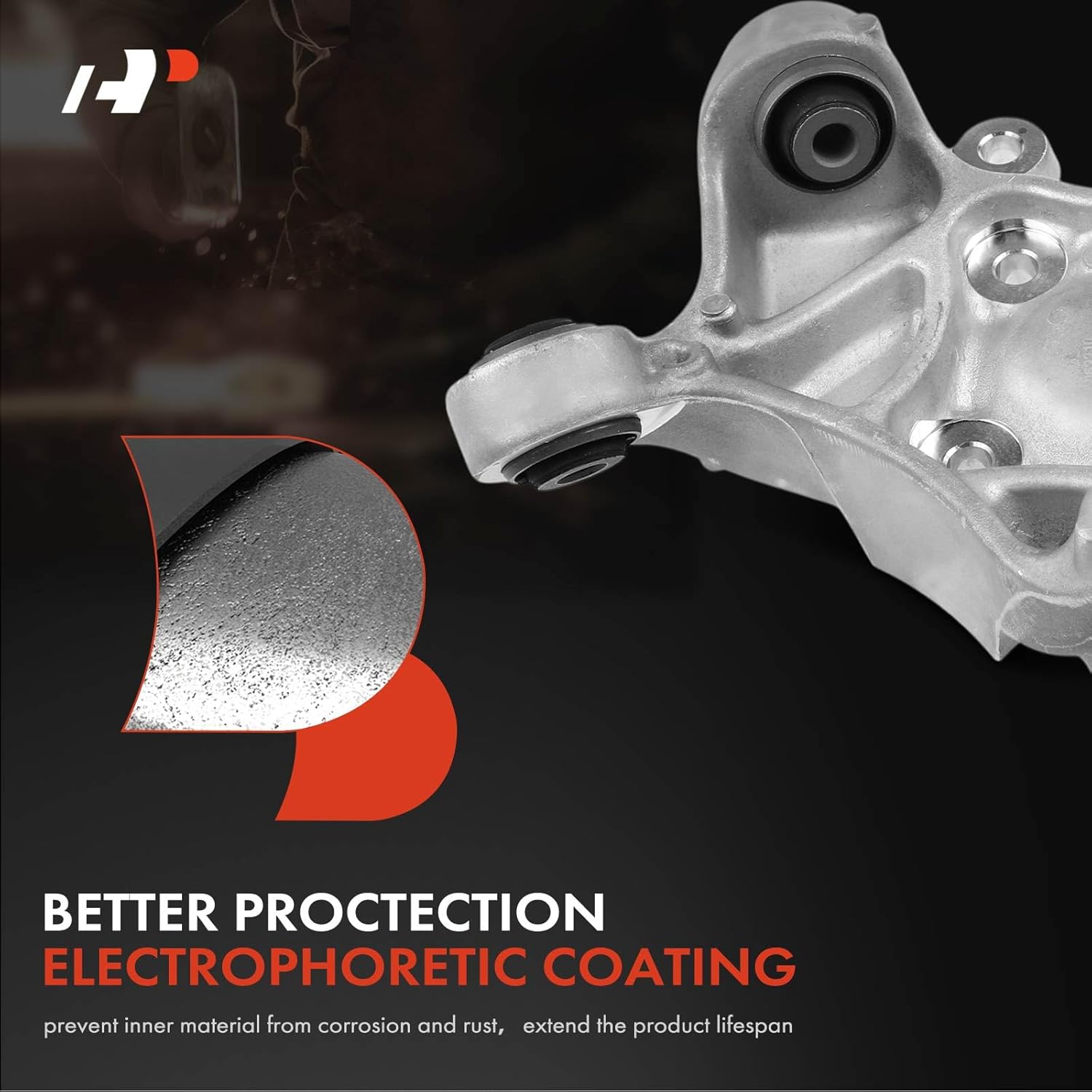A-Premium Rear Left Suspension Steering Knuckle Compatible with Honda Accord 2008 2009 2010 2011 2012, Driver Side