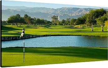 Canvas Wall Art for Living Room Bedroom Golf Resort Palm Springs Big Large Wall Art Decor Framed Painting Wall Pictures Prints Artwork Office
