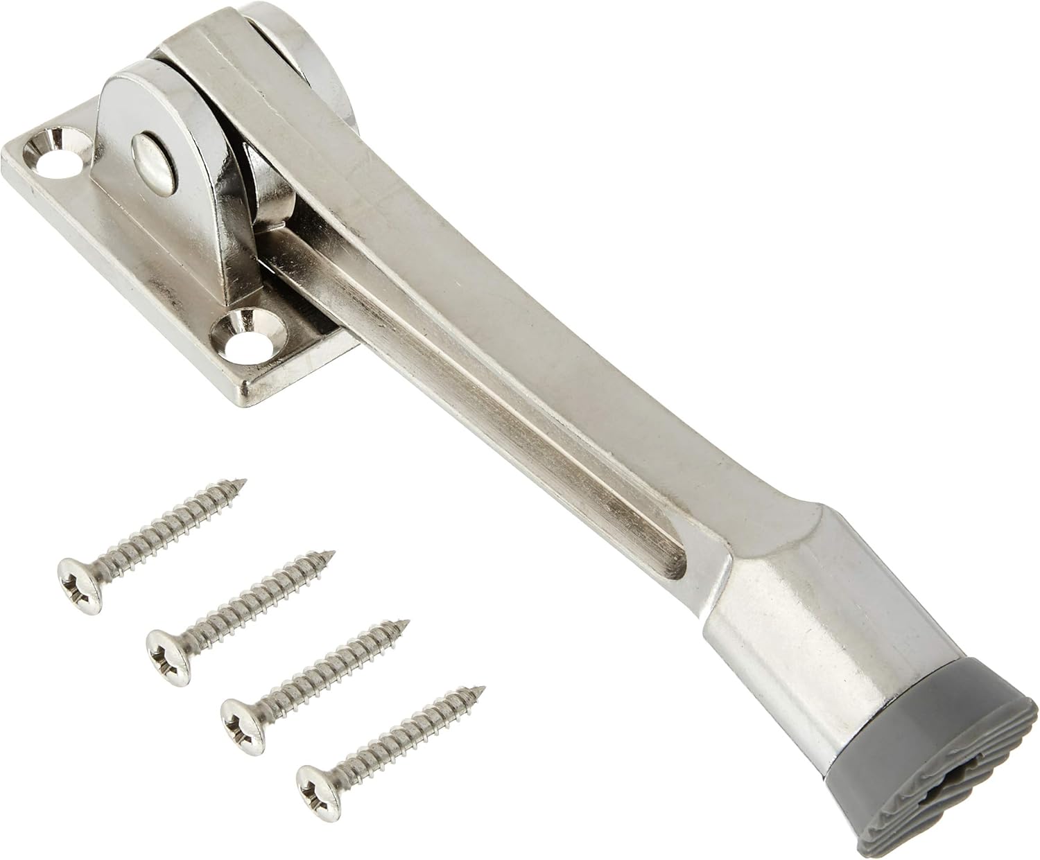 Stanley N226977 National Hardware Kick Down Door Stop, 5 in, Die Cast