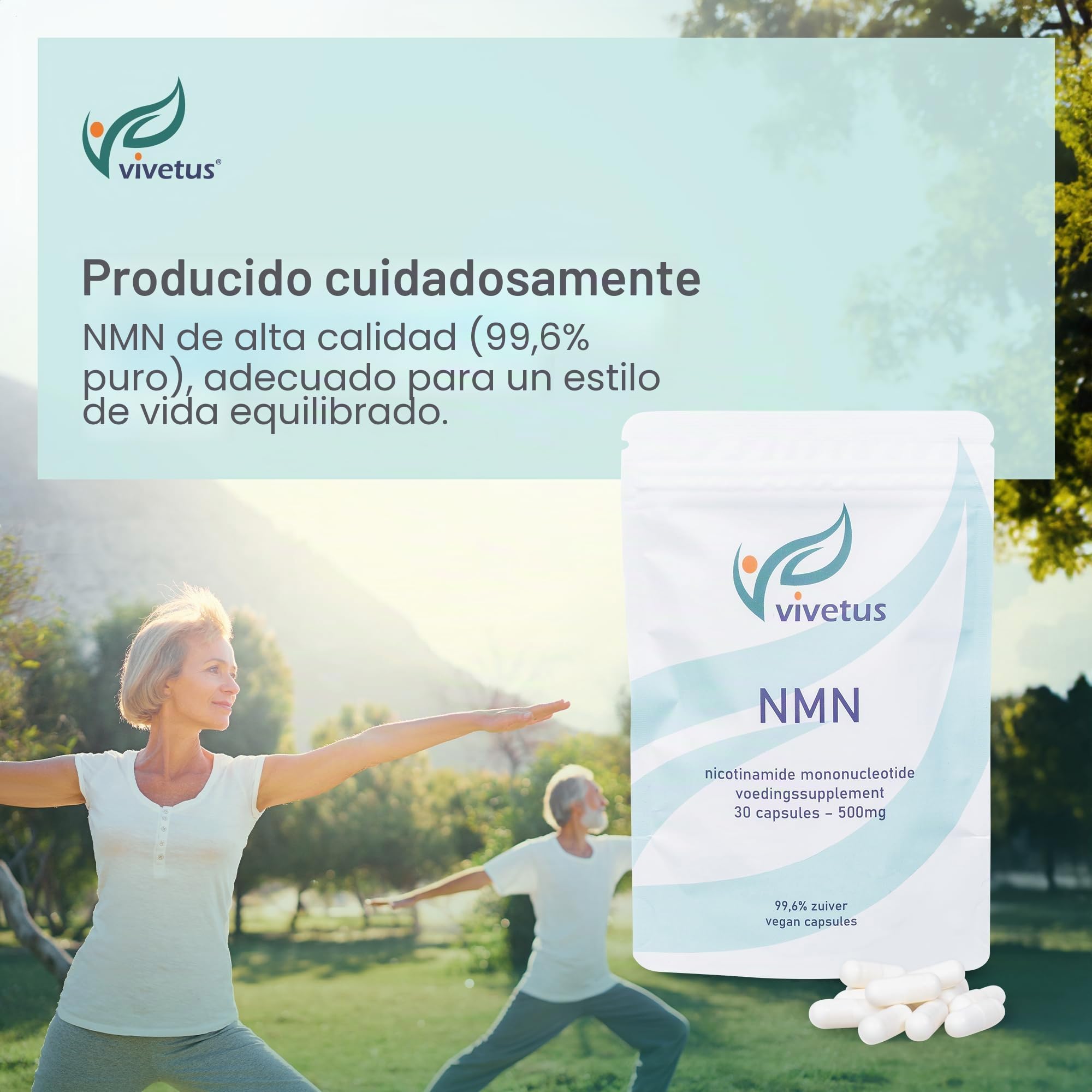 NMN - 60 cápsulas - 500mg