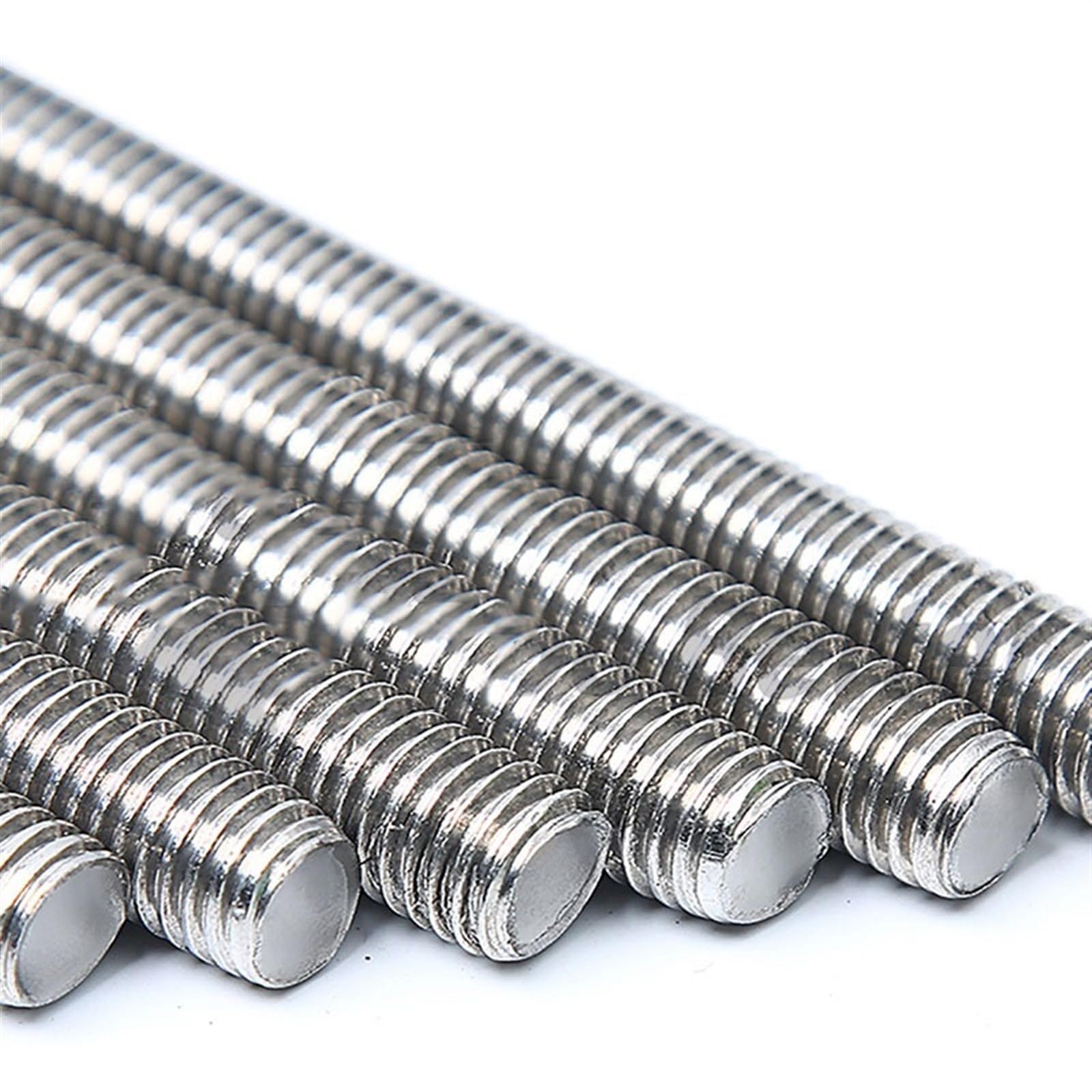 Stepper Screw Thread Screw Rod M6 M8 M10 M12 M14 04 Stainless Steel Screw Rod 100mm to 500mm Rod Wire Fully Threaded Rods Bar Stud Tapped Block(M14,170mm)