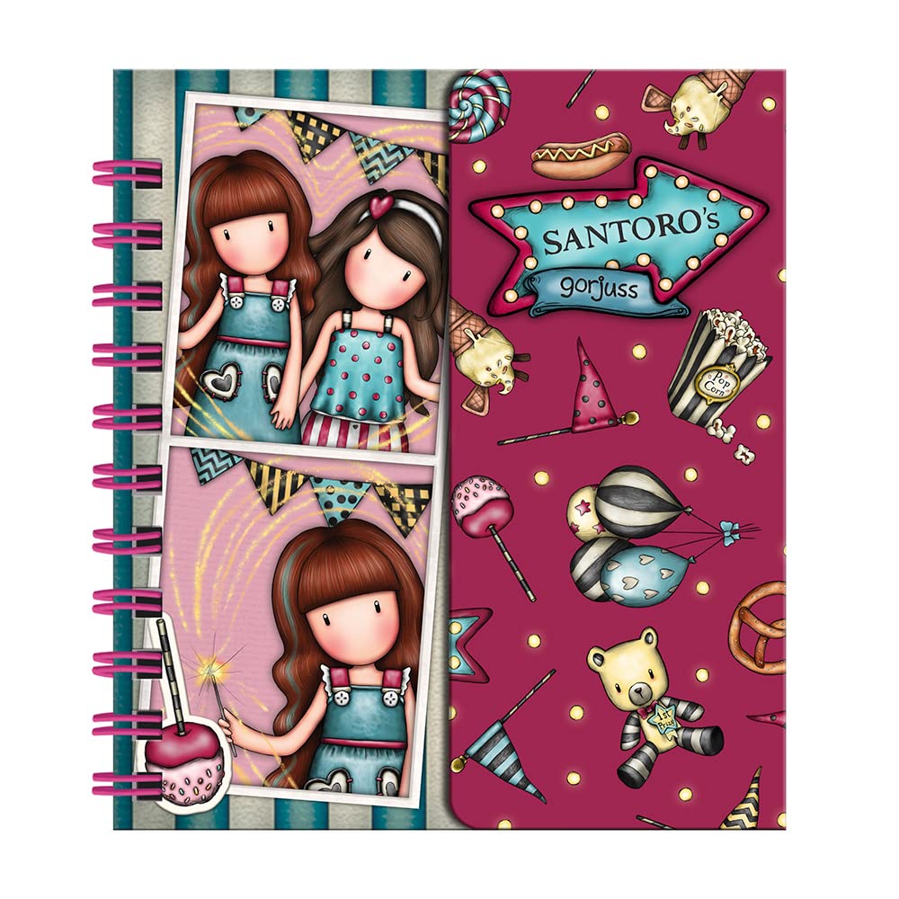 Safta Unisex Kid's Display 16 Assorted Vocabulary Notebooks Gorjuss Fairground Carousel, 315x85x168 Mm, 315x85x168mm - Image 2