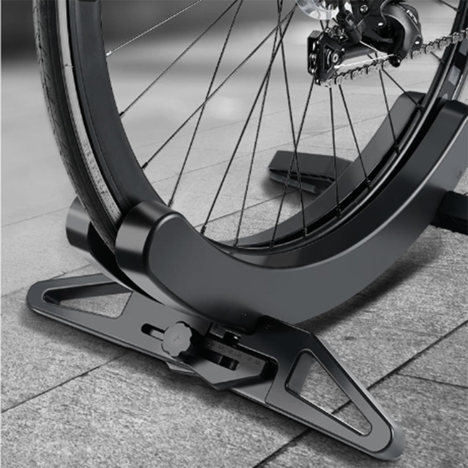 Soporte de reparación de bicicletas de altura ajustable, estante de almacenamiento resistente para bicicletas de montaña, garaje en casa y mantenimiento al aire libre, soporte antideslizante