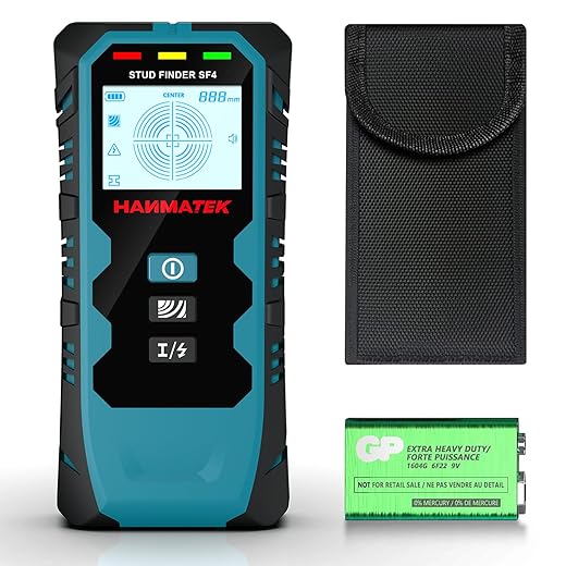 HANMATEK Stud Finder Wall Scanner 5-in-1 – 22.4 x 9.5 x 4.95 cm