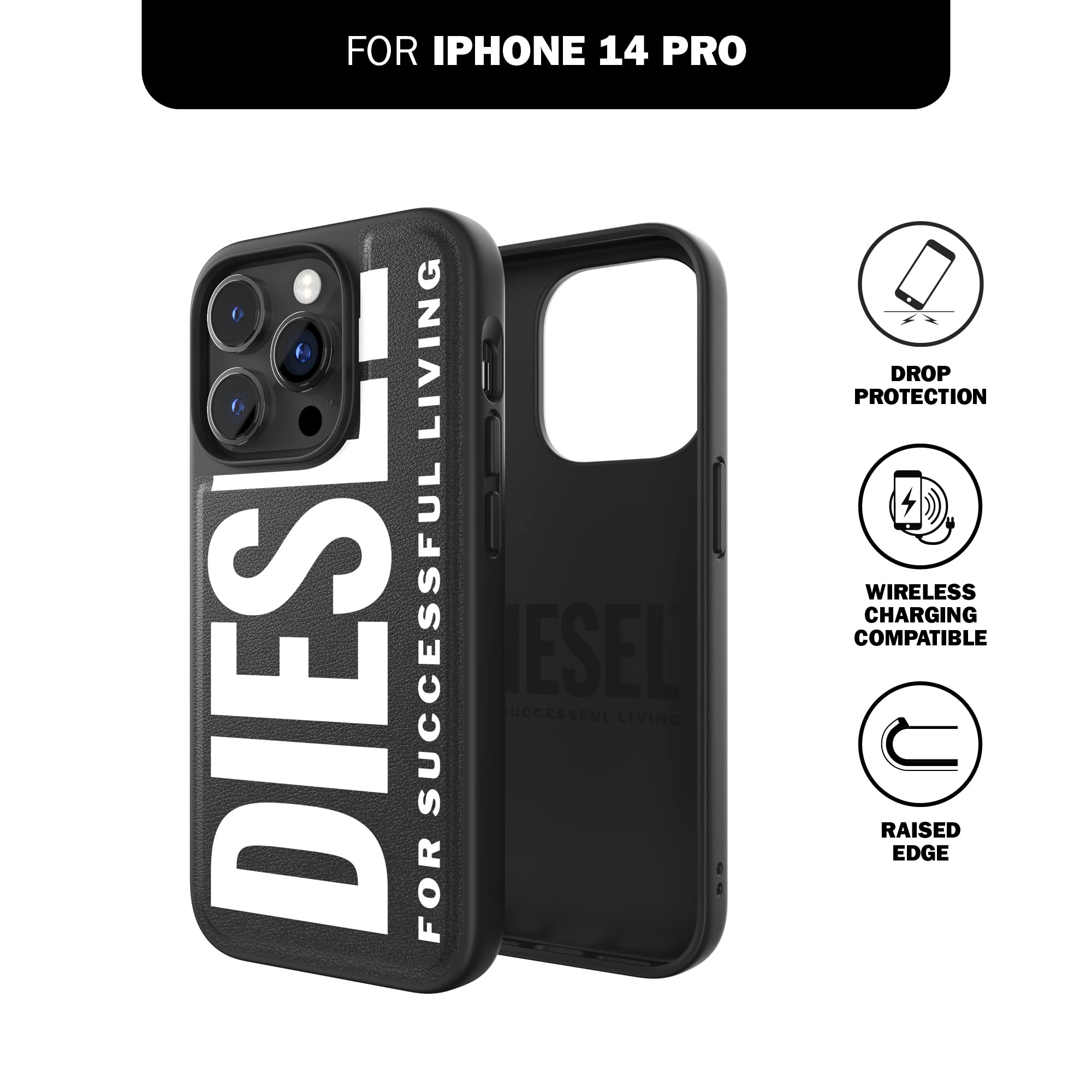 Custodia Diesel Per IPhone 12 Pro Max – Trasparente Con Dettagli Blu E Fluo – Antiurto - 2