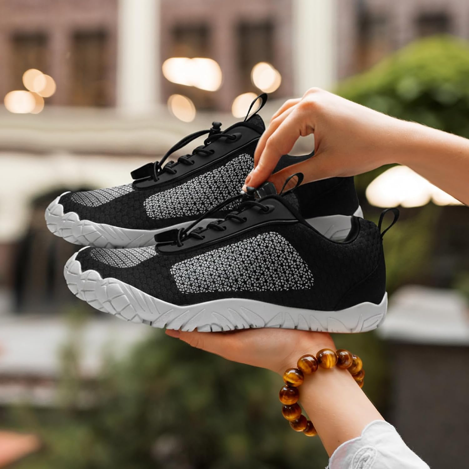 Hiking Cloud-Like Barefoot Shoes Women Men Footwear,Minimalist Trail Running Shoe for Women,Wide Toe Box Zero Drop Slight Arch-Support Breathable Walking Shoes,Non-Slip Flexible Gym Workout Shoes - Image 2