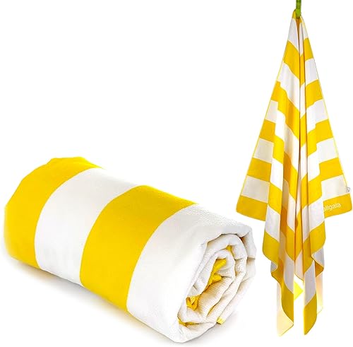 Miniatura 6 de allgala Toalla de playa de microfibra con diseño de rayas Cabana de gran tamaño, 40 x 70 pulgadas, color azul rey (paquete de 1) - BT81206