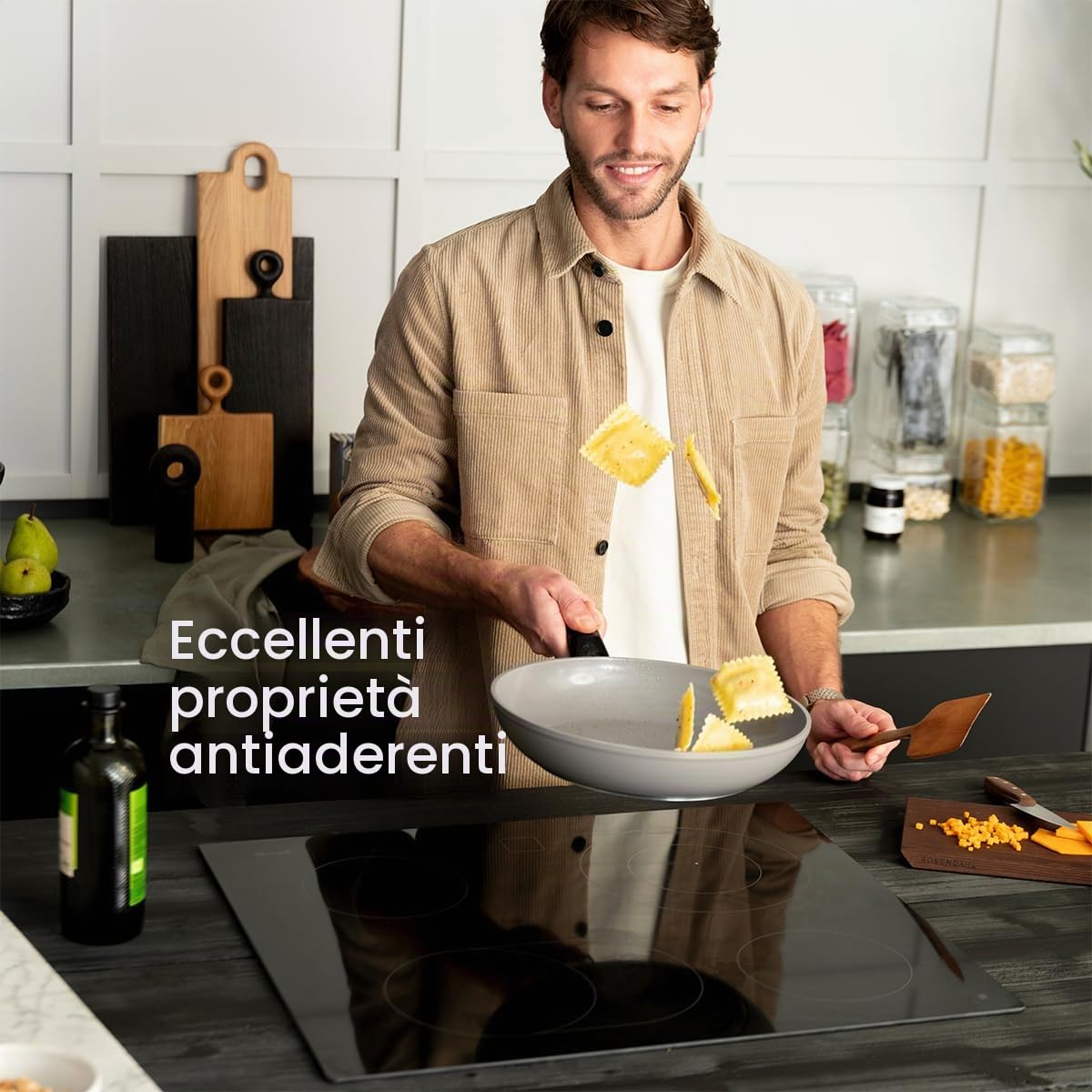 Fissler Ceratal Classic - - Padella in alluminio, rivestimento in ceramica, diametro 28 cm, antiaderente, per cottura a induzione