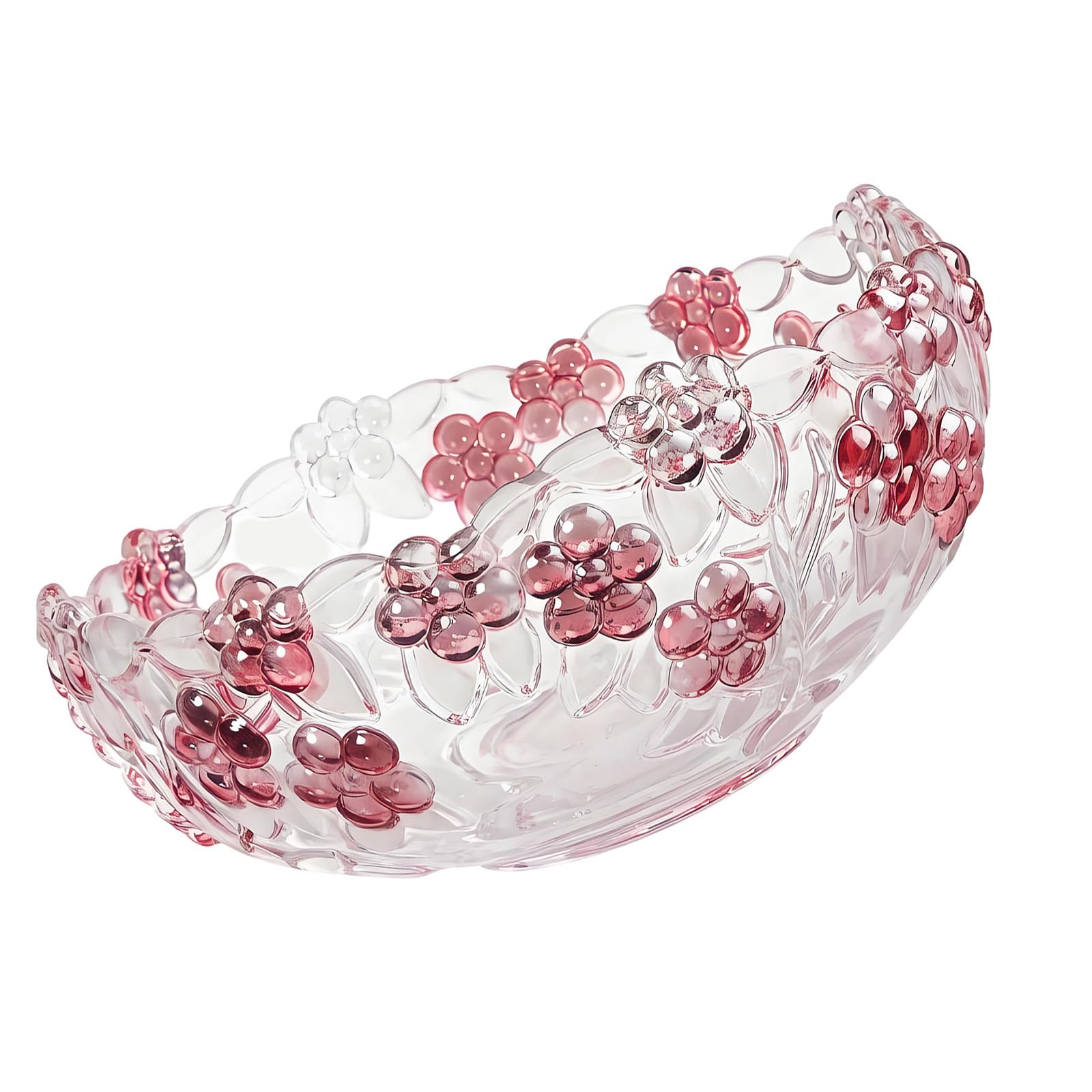 SXRQ Serving Bowl Multipurpose Tray for Snacks Fruits and Display Stable Base Dessert