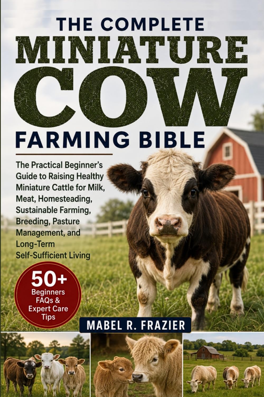 THE COMPLETE MINIATURE COW FARMING BIBLE: The Practical Beginner’s Guide to Raising Healthy Miniature Cattle for Milk, Meat, Homesteading, Sustainable ... and Long-Term Self-Sufficient Living