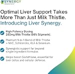 Liver Synergy | Premium Liver Detox & Milk Thistle Supplement Blend with NAC, Schisandra, Alpha Lipoic Acid & Selenium | Glutathione Precursor Antioxidant Support | Daily Support | Made In Canada | 120 Vegan Capsules