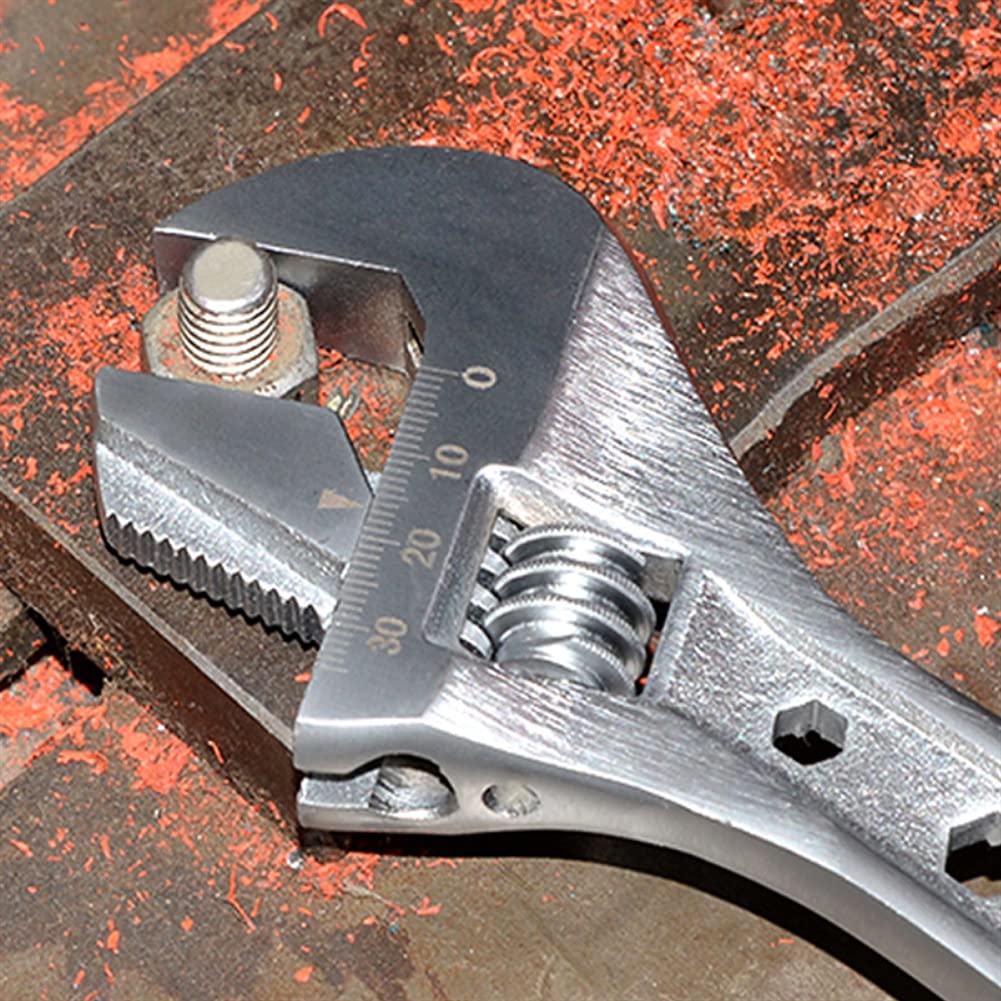Llave ajustable, herramienta multifuncional con gran apertura, diseño rápido de doble uso para aplicaciones de grado industrial