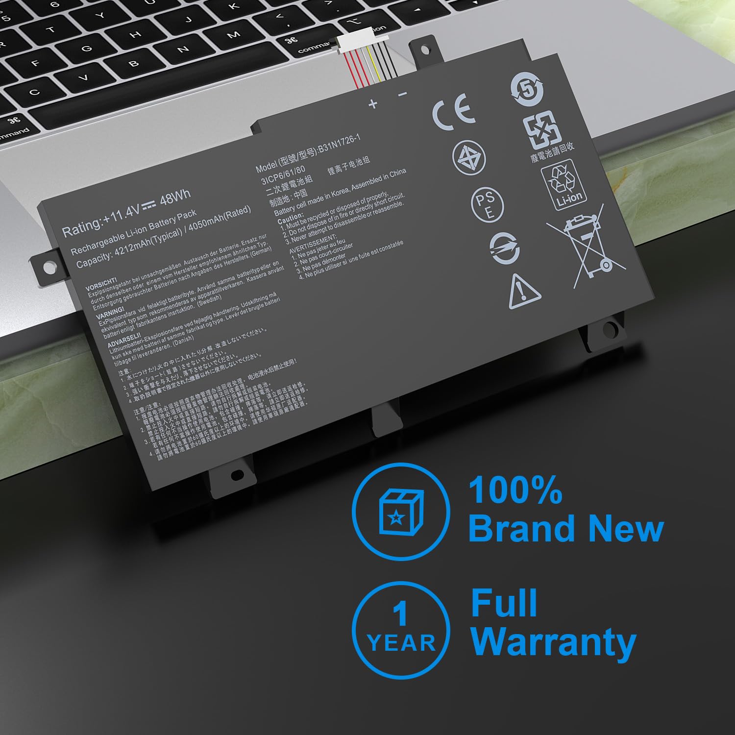 Amazon.co.jp: HASESS B31N1726 バッテリー 交換用バッテリー ASUS TUF