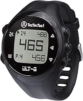 Vista 1 de TecTecTec ULT-G - Reloj de golf GPS elegante, ligero y multifuncional, con correa de muñeca duradera y pantalla LCD, campos precargados en todo