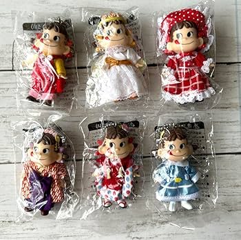 不二家ペコちゃんフィギュアセットまとめ売り Amazon.co.jp: 不二家 ペコちゃん フィギュア 当時物 人形 6体+